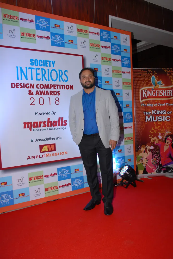 Pawan Kumar Bhatt at the Society Interiors Design Competition & Awards 2018