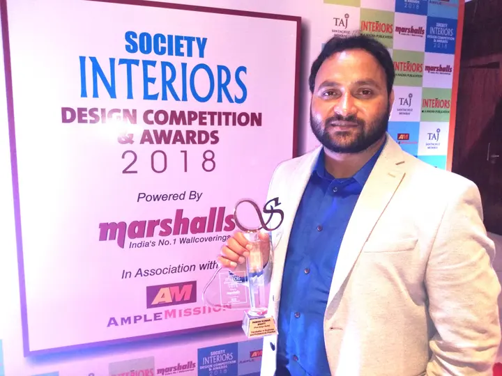 Pawan Kumar Bhatt at the Society Interiors Design Competition & Awards 2018